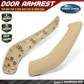 51417417511 2x Driver And Passenger Beige Interior Door Pull Handle Trim Cover Set For Bmw X1 51417417511 2x Driver And Passenger Beige Interior Door Pull Handle Trim Cover Set For Bmw X1
