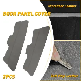Aaa-autotec-ast Mbp-pilot-09-15g-fitments Insert Front Door Panel Leather Cover Replacemet For Honda 2009-2014 Pilot Gray