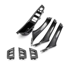 Air Rocket 510001202377 For Bmw F10 F18 Car Inner Window Lift Switch Armrest Panel Door Handle Trim 7pcs Air Rocket 510001202377 For Bmw F10 F18 Car Inner Window Lift Switch Armrest Panel Door Handle Trim 7pcs