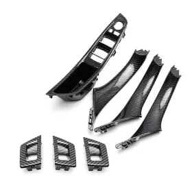 Air Rocket 550733241596 For Bmw F10 F18 Car Inner Window Lift Switch Armrest Panel Door Handle Trim 7pcs Air Rocket 550733241596 For Bmw F10 F18 Car Inner Window Lift Switch Armrest Panel Door Handle Trim 7pcs