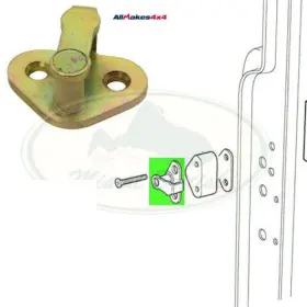 Allmakes Fqb500130 Land Rover Door Lock Striker Plate Defender Am