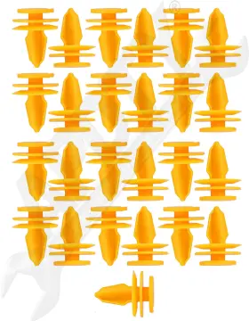 Apdty 104739 Push Pin Nylon Plastic Retainer Clip Rivet Door Panel Clips 25 Apdty 104739 Push Pin Nylon Plastic Retainer Clip Rivet Door Panel Clips 25