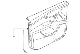 Audi 4m0-867-104-b-fus Genuine Door Trim Panel