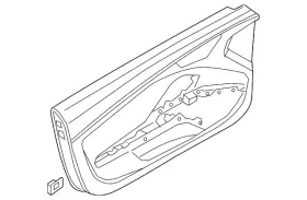 Audi 8s0-867-104-a-wfa Genuine Door Trim Panel Audi 8s0-867-104-a-wfa Genuine Door Trim Panel