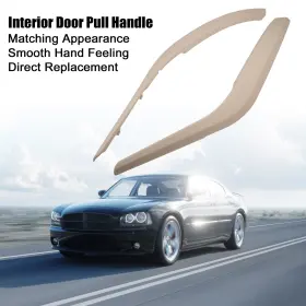 Automall Tech 723115760088 Interior Door Pull Handle Cover 51412991775 For Bmw X1 13-15 Beige Pair Of 1