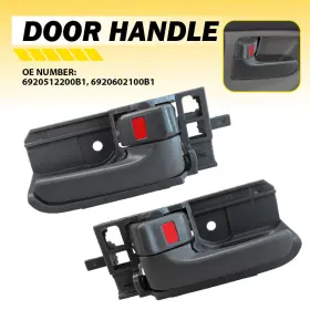 Auxito 6920512200b1 2pcs Interior Front Or Rear Left Right Door Handle For 2005-2012 Toyota Tacoma M