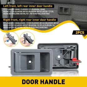 Auxito 69206-10040 2x Inner Left Right Inside Handle Door Fit Tacoma 4runner Pickup Corolla Toyota Auxito 69206-10040 2x Inner Left Right Inside Handle Door Fit Tacoma 4runner Pickup Corolla Toyota