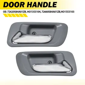 Auxito 72620s84a01zb 2pcs Door Handle Inside Interior Rear Left And Right For Honda Accord 1998-2002 Auxito 72620s84a01zb 2pcs Door Handle Inside Interior Rear Left And Right For Honda Accord 1998-2002