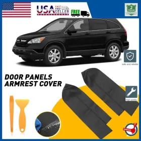 Auxito 770887568572 Front Door Panel Armrest Cover Synthetic Leather For Honda Cr-v Crv 07-12 Black Auxito 770887568572 Front Door Panel Armrest Cover Synthetic Leather For Honda Cr-v Crv 07-12 Black