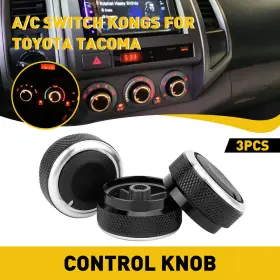 Auxito Ito-ktxn-76556 Car Control Black For Knob Toyota Tacoma 2005-2015 Parts Replacement Accessories