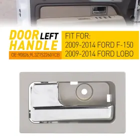 Auxito Mbs-nm-f150-09-14sl-en Front Or Rear Left Driver Interior Door Handle For 2009-2014 Ford F150 Silver