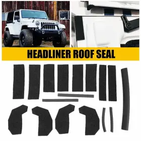 Auxito Tesin210326385 Hard Top Seal Kit For 2007-2017 Jeep Wrangler Jk 17-pack Accessories Interior Auxito Tesin210326385 Hard Top Seal Kit For 2007-2017 Jeep Wrangler Jk 17-pack Accessories Interior