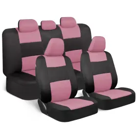 Bdk Os-309-pk Df Car Seat Covers Full Set Pink Front Rear Split Bench Os309 Polypro Black Cars Bdk Os-309-pk Df Car Seat Covers Full Set Pink Front Rear Split Bench Os309 Polypro Black Cars