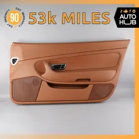 Bentley 3w3867016 03-10 Continental Gt Right Side Interior Door Panel Brown Oem 53k