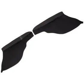 Bfo 5i8vu1 Black Front Left Right Side Door Armrest Cover Leather For Honda Odyssey 2011-17