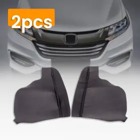 Bfo Crjef7 Set Of 2 Door Armrest Upholstery Cover Leather Black For Honda Odyssey 11-17