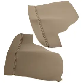 Bfo Kgs4ho Leather Front Armrest Panel Door Cover Skin For Honda Odyssey 11-17 Gray Leathe