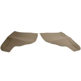 Bfo Vqp1cw 2pcs Door Armrest Leather Upholstery Cover Gray Fits 11-17 For Honda Odyssey