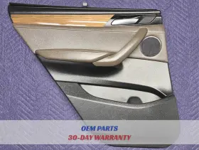 Bmw 105006537 Oem Rear Left Driver Side Interior Door Panel Trim Cover X3 F25