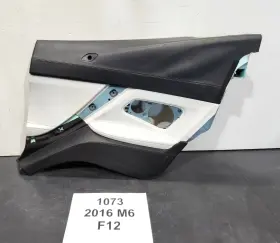 Bmw 37982240 15-18 Oem F12 M6 Convertible Rear Right Door Card Panel Individual Leather