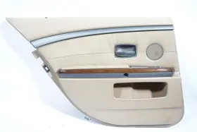 Bmw 38034301 2002 - 2008 745i E65 Rear Left Driver Side Door Interior Panel Beige Oem