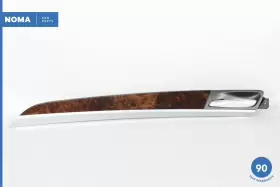 4993101 BMW Rear Left Interior Door Panel Wood Cover E70 X5