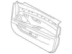 Bmw 51-41-7-273-350 Genuine Door Trim Panel Bmw 51-41-7-273-350 Genuine Door Trim Panel