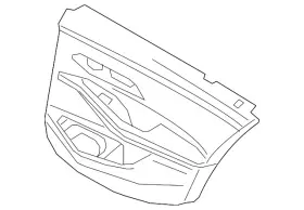 Bmw 51-41-7-279-203 Genuine Door Trim Panel Bmw 51-41-7-279-203 Genuine Door Trim Panel