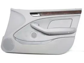 Bmw 51-41-8-224-598 325i 2001-2005 Wagon Front Right Passenger Interior Door Panel Trim - Grey