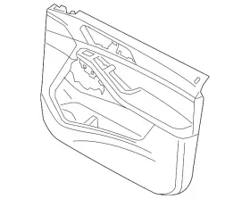 Bmw 51-41-9-473-882 Genuine Door Trim Panel Bmw 51-41-9-473-882 Genuine Door Trim Panel