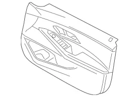 Bmw 51-41-9-501-379 Genuine Door Trim Panel