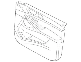 Bmw 51-41-9-502-710 Genuine Door Trim Panel Bmw 51-41-9-502-710 Genuine Door Trim Panel