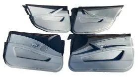 Bmw 51416983613 07-10 E60 E61 Gray Door Panel Cards Set 4 Front Rear Left Right Trim Lci Oem