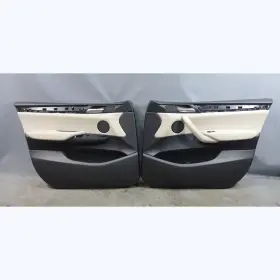 Bmw 51417279851 2011-2014 F25 X3 Sav Early Front Interior Door Panels Oyster Beige Oem