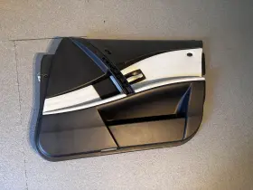 Bmw 51417897870 06-07 E60 M5 Passenger Right Front Door Panel Silverstone Merino Leather
