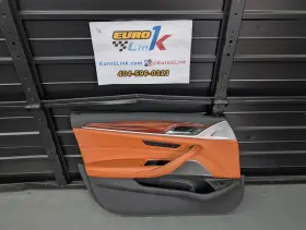 Bmw 51418093065 18-23 F90 M5 Front Left Door Card Panel Leather Aragon Brown Oem