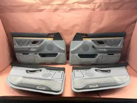 Bmw 51418226945 E38 740il 740i Interior Door Panel Trim Skin Grey Set Oem 145k Miles