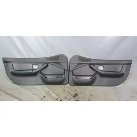 Bmw 51418398593 Damaged 96-02 Z3 Roadster Front Int Door Panel Trim Pair Black Leather Oem