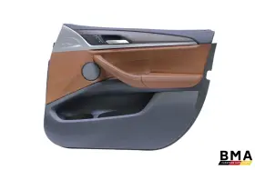 Bmw 51418747126 X4m F98 Front Right Tartufo Brown Leather Door Panel 2020 - 2024 Oem