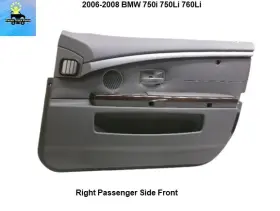 Bmw 51419154460 2006 2007 2008 750i Right Front Door Trim Panel Oem Bmw 51419154460 2006 2007 2008 750i Right Front Door Trim Panel Oem