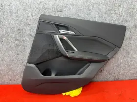 Bmw 51425a7f768 U11 X1 Rear Right Passenger Door Panel Card Veganza Perforated Black Oem 7k