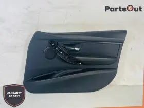 Bmw 51427280926 12-19 F30 3 Series Front Right Passenger Door Card Leather Black Oem