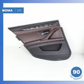 Bmw 51427359777 11-16 F10 528i 535i Rear Left Interior Door Panel Assembly Nappa Brown Oem Bmw 51427359777 11-16 F10 528i 535i Rear Left Interior Door Panel Assembly Nappa Brown Oem