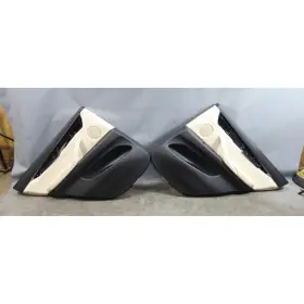 Bmw 51427485737 17-18 F15 X5 Rear Int Door Panel Trim Skin Pair Canberra Beige Leather Oem