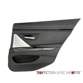 Bmw 51428055600 13-19 Oem F06 6 Series M6 Gran Rear Right Door Panel Leather Assembly Carbon Bmw 51428055600 13-19 Oem F06 6 Series M6 Gran Rear Right Door Panel Leather Assembly Carbon