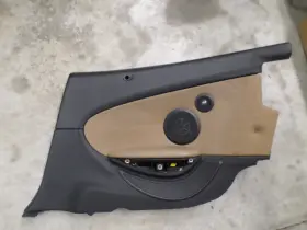 Bmw 51437896656 M6 Coupe Right Rear Door Card Panel Black Portland Brown Natural E64 Oem Bmw 51437896656 M6 Coupe Right Rear Door Card Panel Black Portland Brown Natural E64 Oem