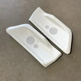 Bmw 51438119090 92-99 E36 3 Series Convertible Rear Door Panel Inserts Set Oem Dove Grey