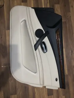 Bmw 528ia E60 535i 08-10 Right Front Passenger Interior Door Trim Panel Brown Black