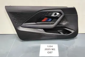 Bmw 5a32145 23-25 Oem G42 G87 M2 Front Left Driver Door Card Panel Black Blue Stitch