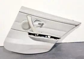 Bmw 7217614 06-11 Oem E90 325 335 Rear Right Passenger Door Card Panel Leather Grau